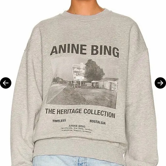 Anine Bing Tops - Anine Bing Kenny Sweatshirt Motel
